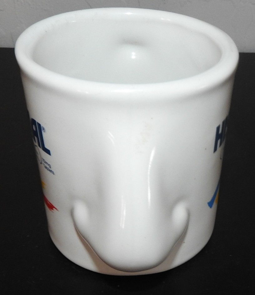 Vintage Hismanal (astemizole) NOSE Ceramic Coffee Mug Pharma Rep Promo Item 1991