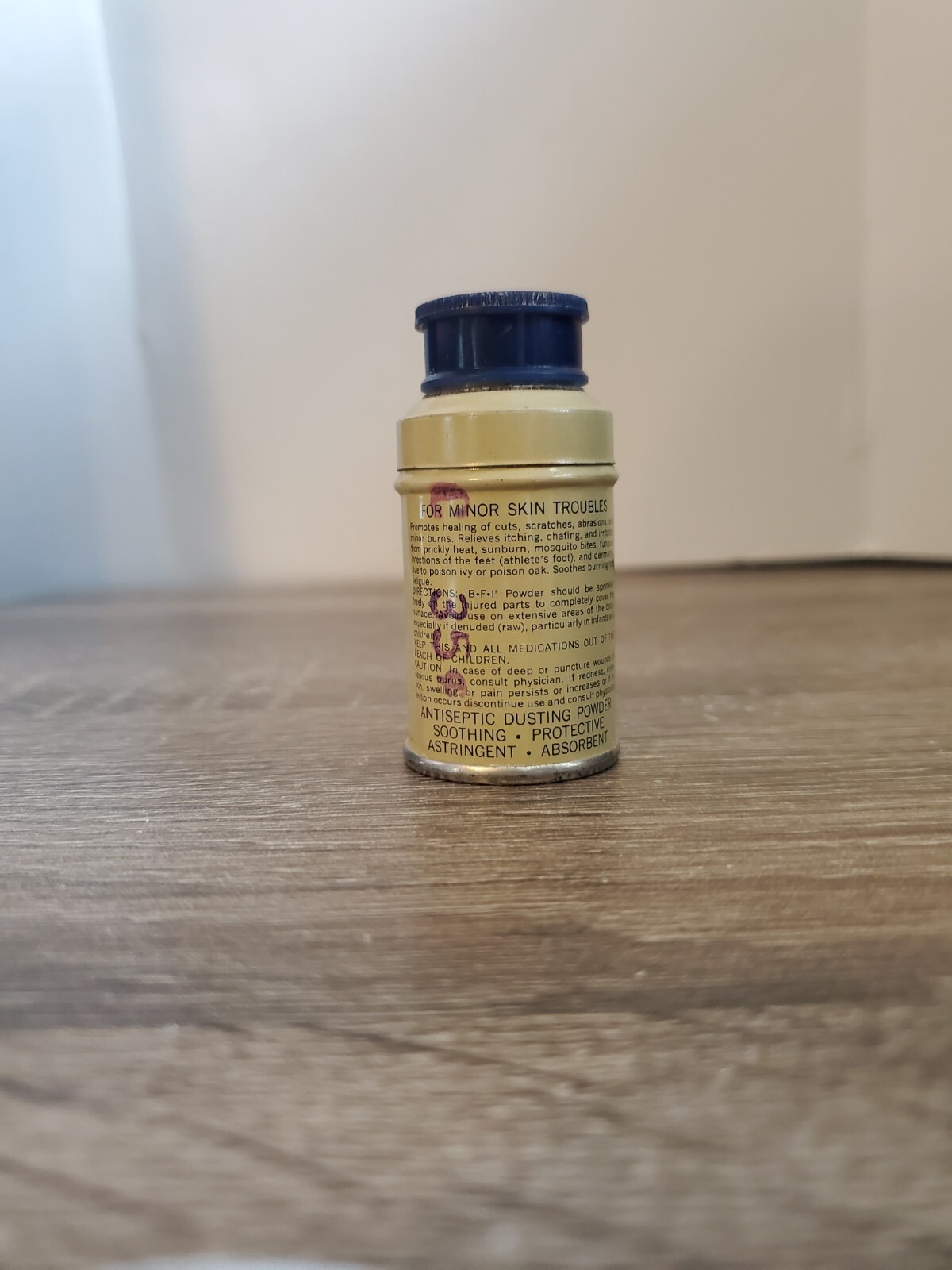 Vintage BFI Anti Septic First Aid Dressing Surgical Power Mini Tin
