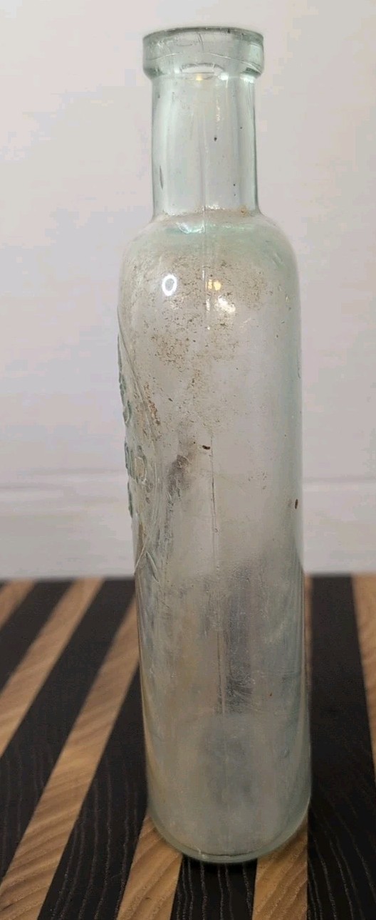 Prescribed By R V PIERCE – Buffalo NY – Green Tinted – Bottle – EMPTY