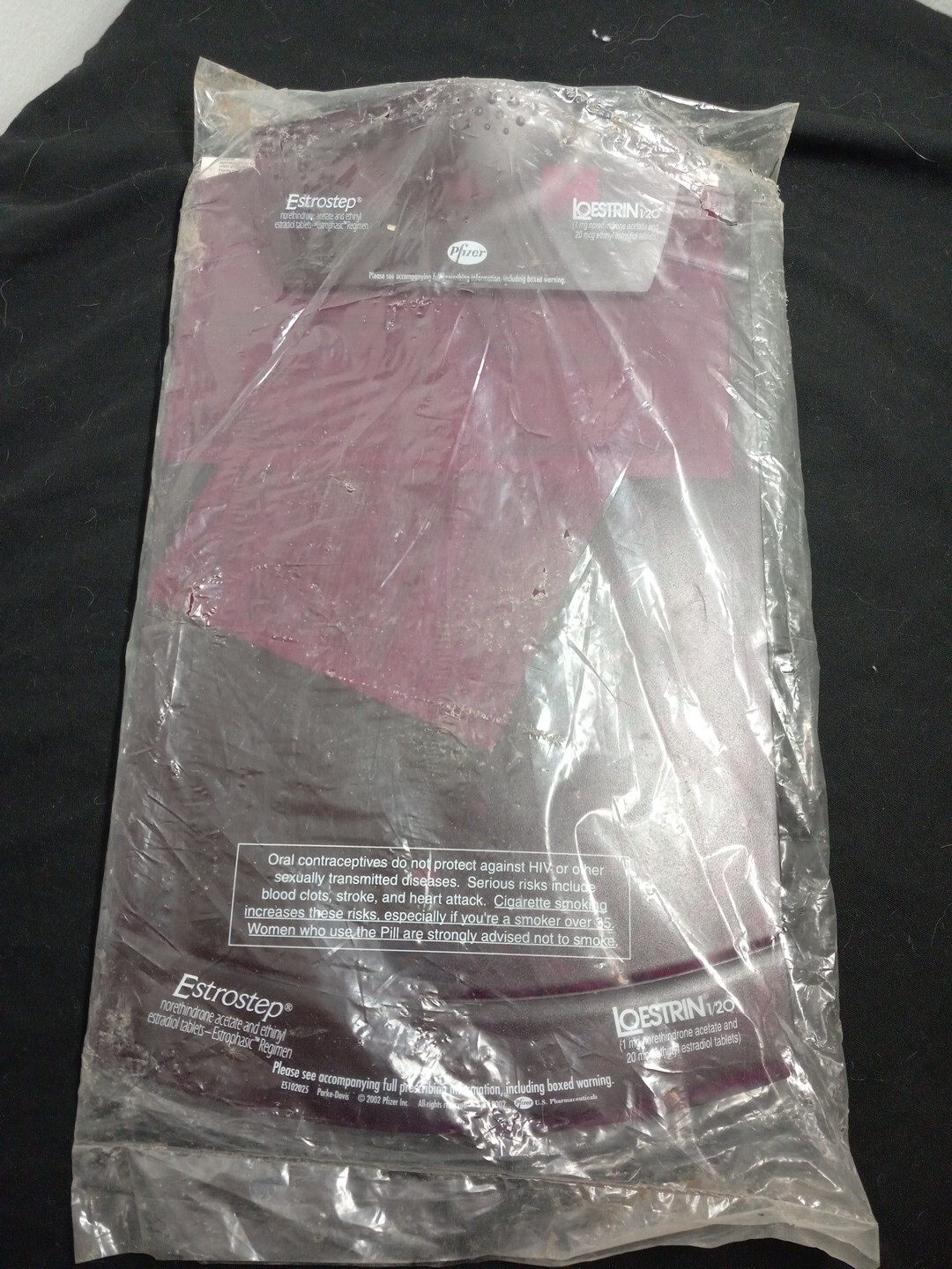 Pfizer Loestrin Estrostep Pharmaceutical Drug Rep Clipboard Birth Control/135