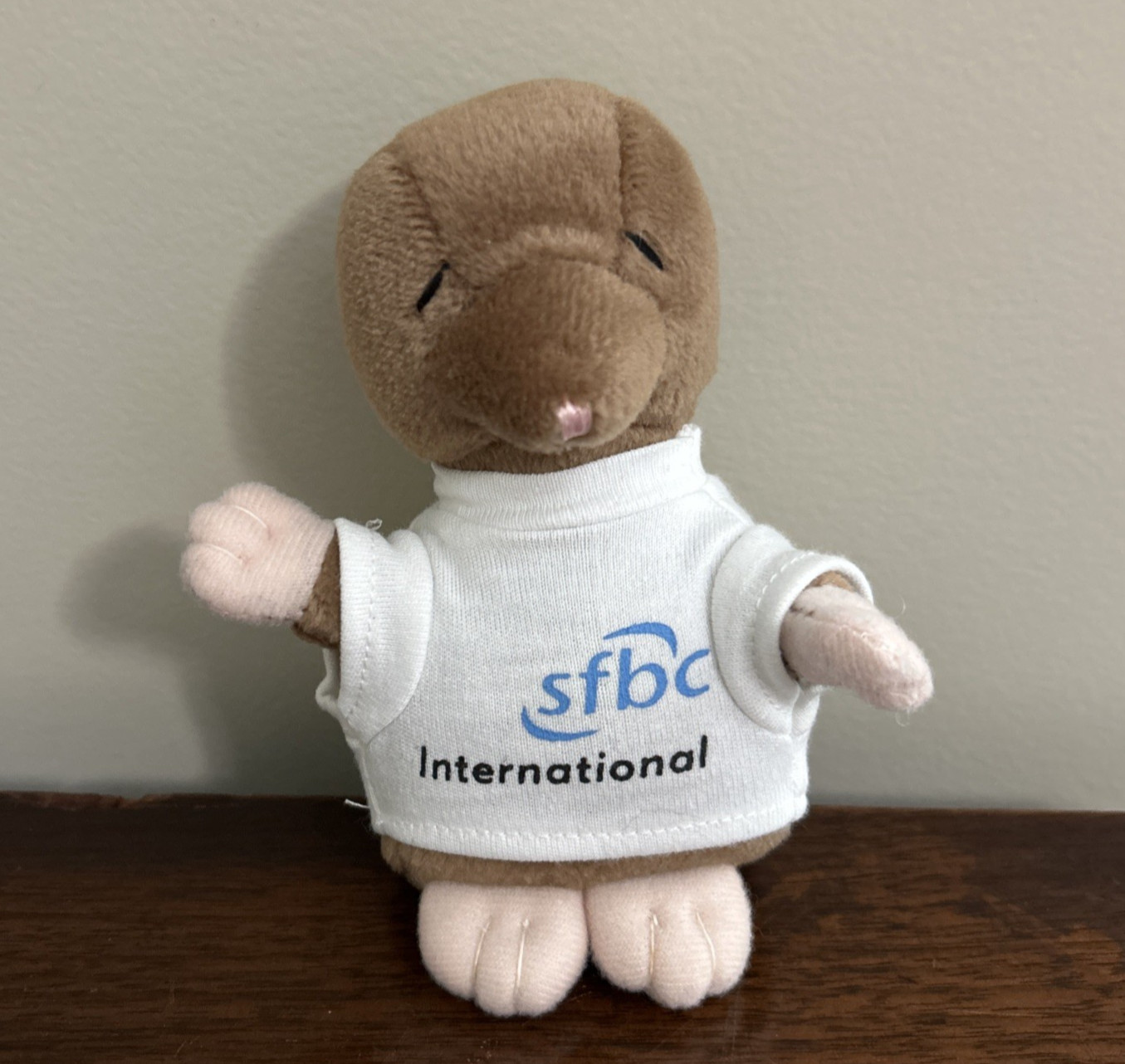 SFBC International Pico Mole Plush PharmaNet Advertising Stuffed Animal Toy