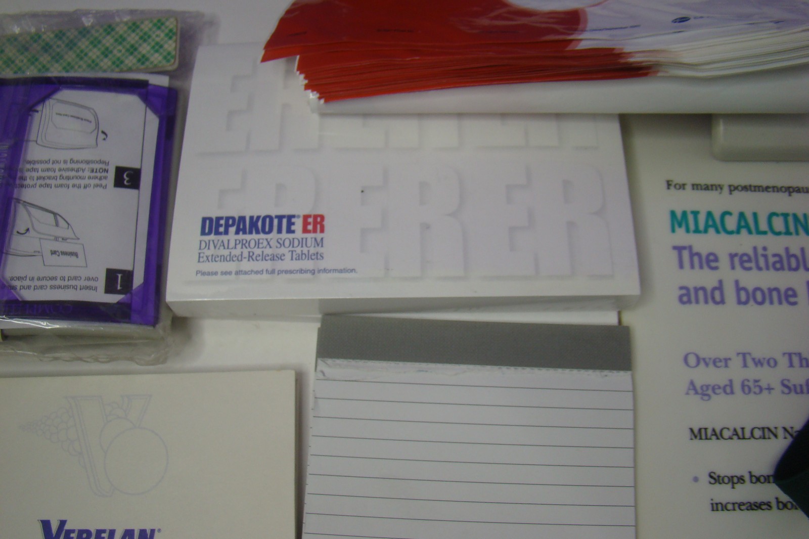 Misc Lot of Note Pads Pharmaceutical items Drug Rep Doctor sample