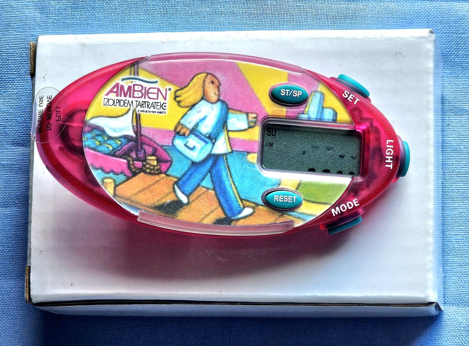 Ambien Heavy Metal Pen Stopwatch Notepad Sharpie Drug Rep Pharmaceutical Lot