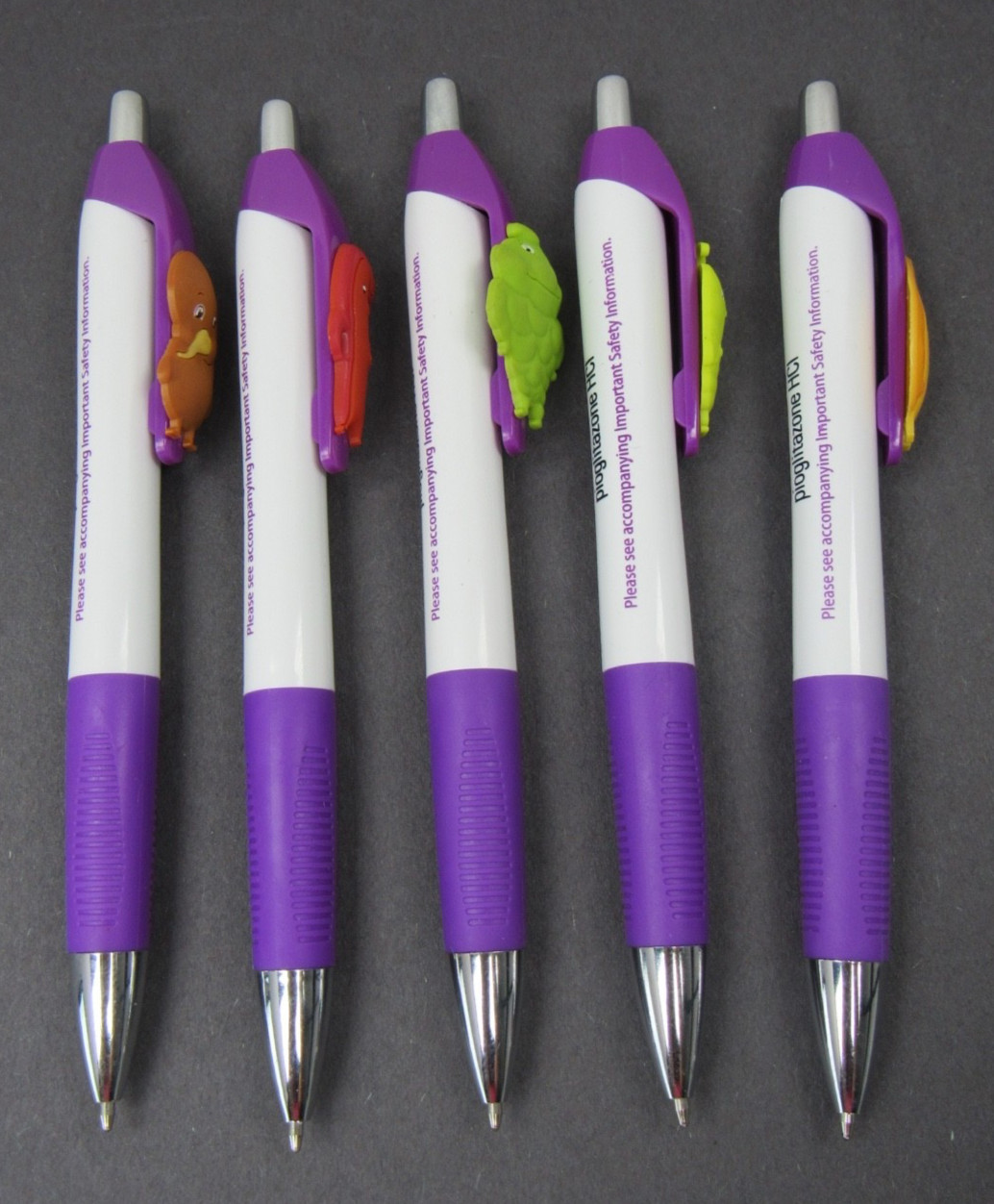 Actos Family Character PENS Drug Rep Pharmaceutical Promo Advertising Lot of 5