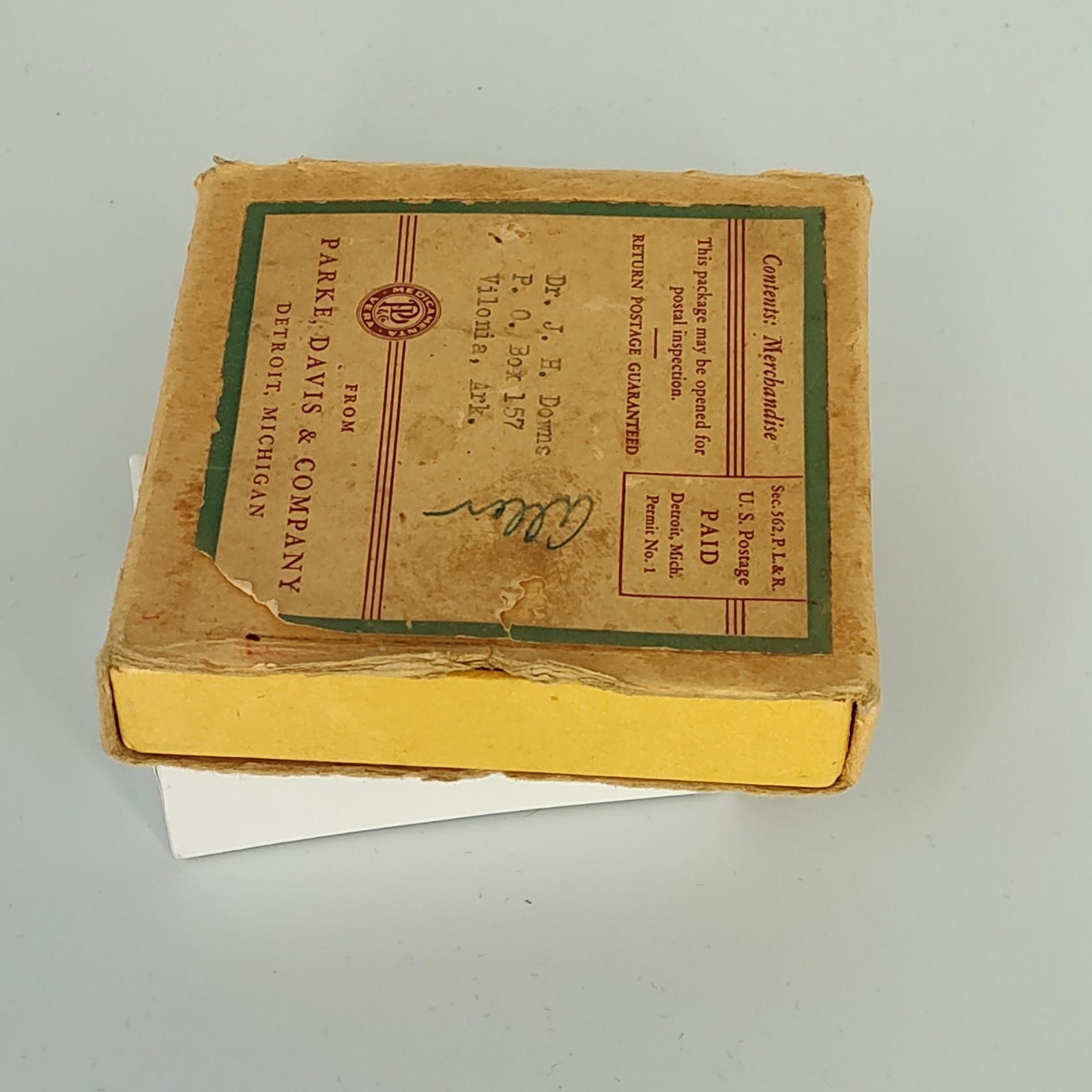 Early 1900s Pharmaceutical Advertising Toy Parke Davis Jacks Set Boxed Doctor