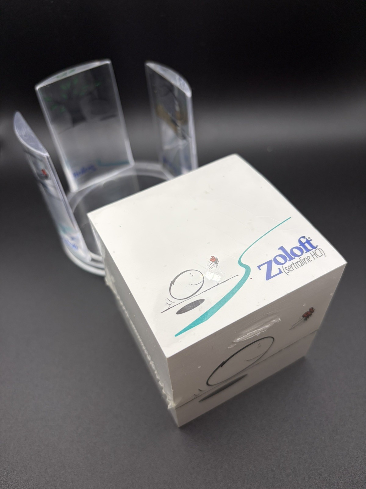ZOLOFT BRANDED POST IT NOTES PZIZER PHARMACEUTICAL ADVERTISING PROMO 2003