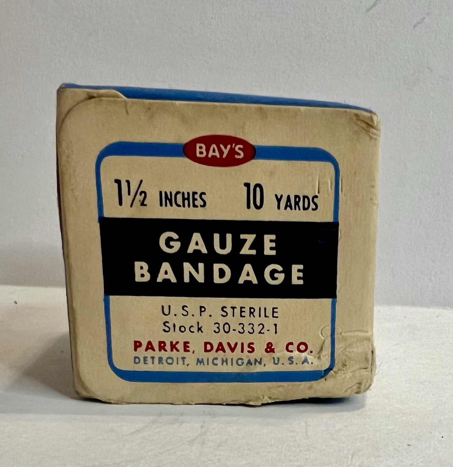 Vintage Unopened Box of Bay’s Gauze Bandage