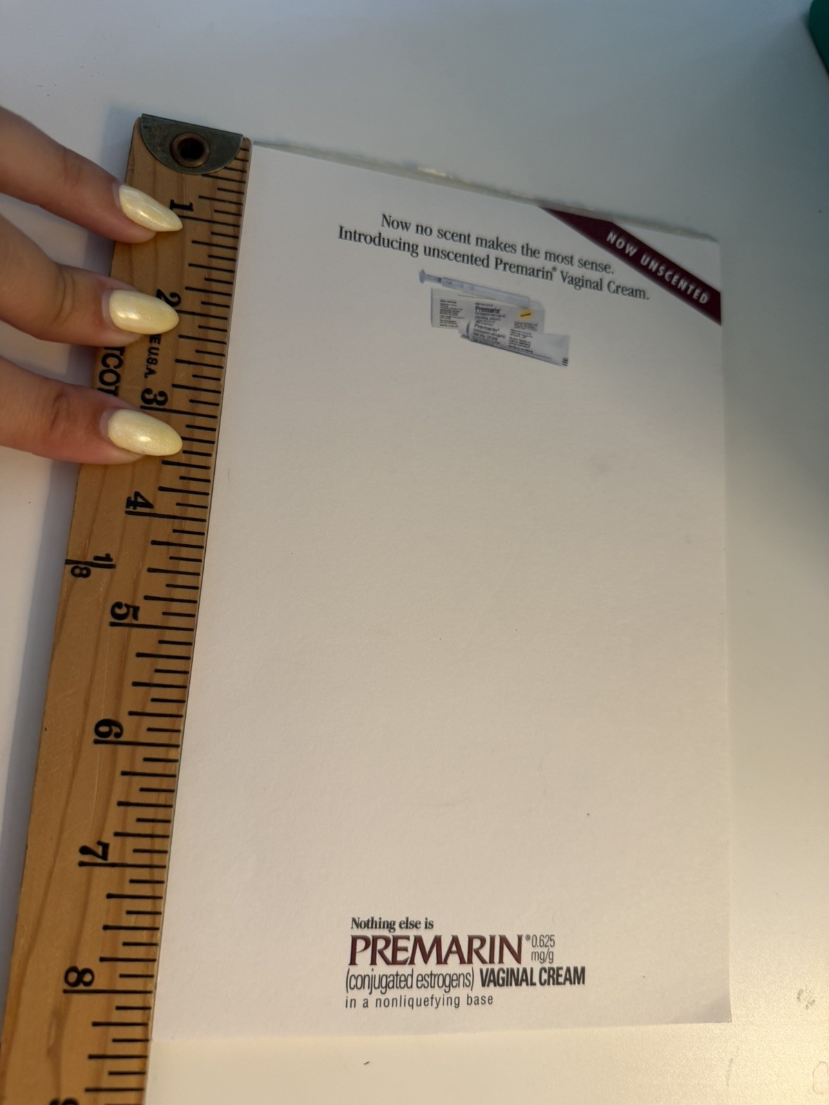 Vintage Premarin Pharmaceutical Rep Advertising Notepad Promotion