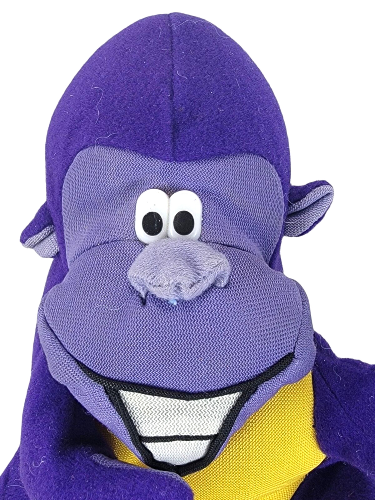 1998 ZYRTEC Purple Gorilla Plush Monkey Stuffed Toy Pharma Promo Advertisement