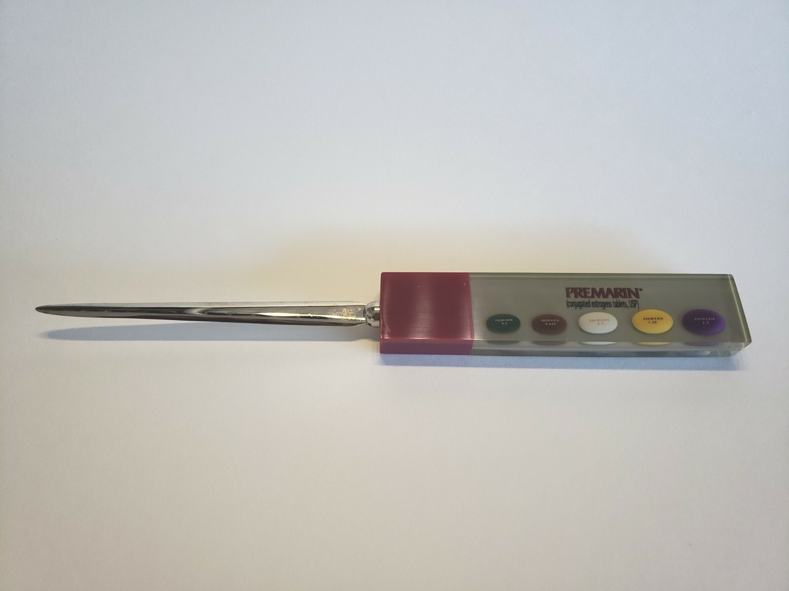 VINTAGE PREMARIN Letter Opener