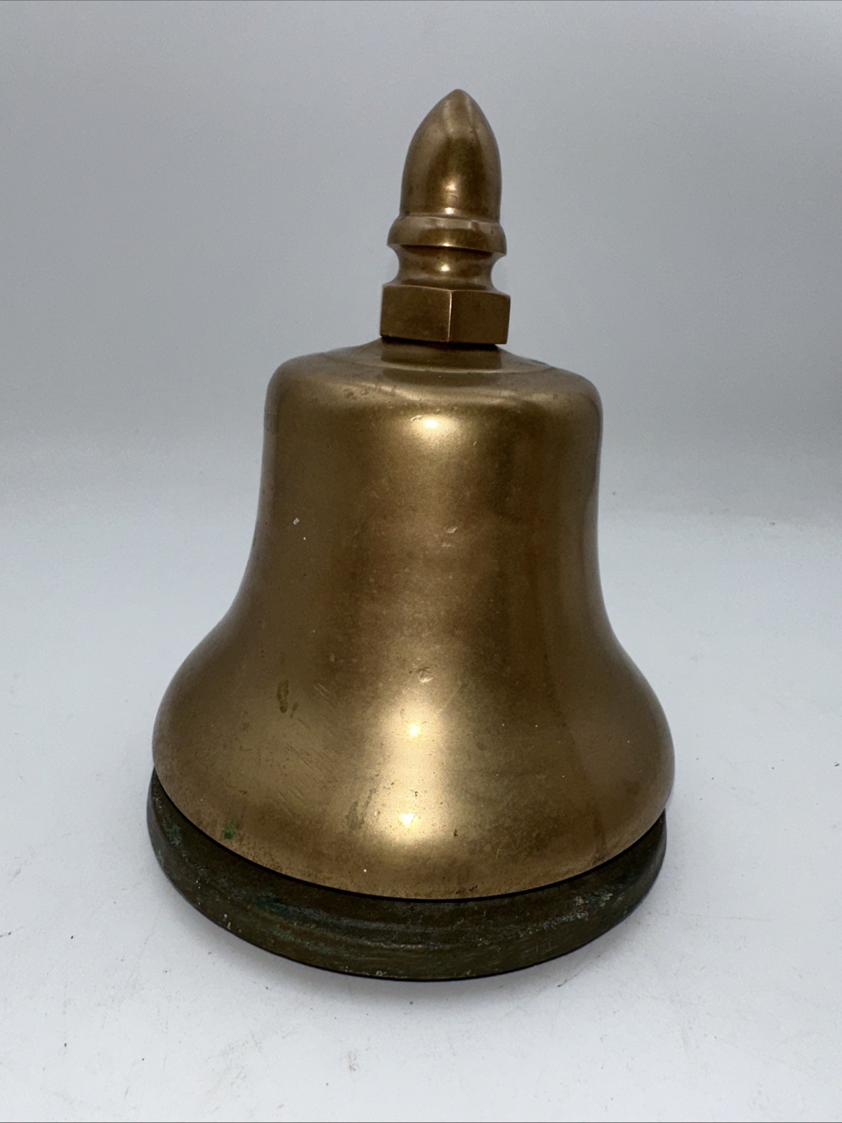 Salesmans Trophy 1954 Prophylactic Sales McKesson Robbins Brass Bell Over Quota