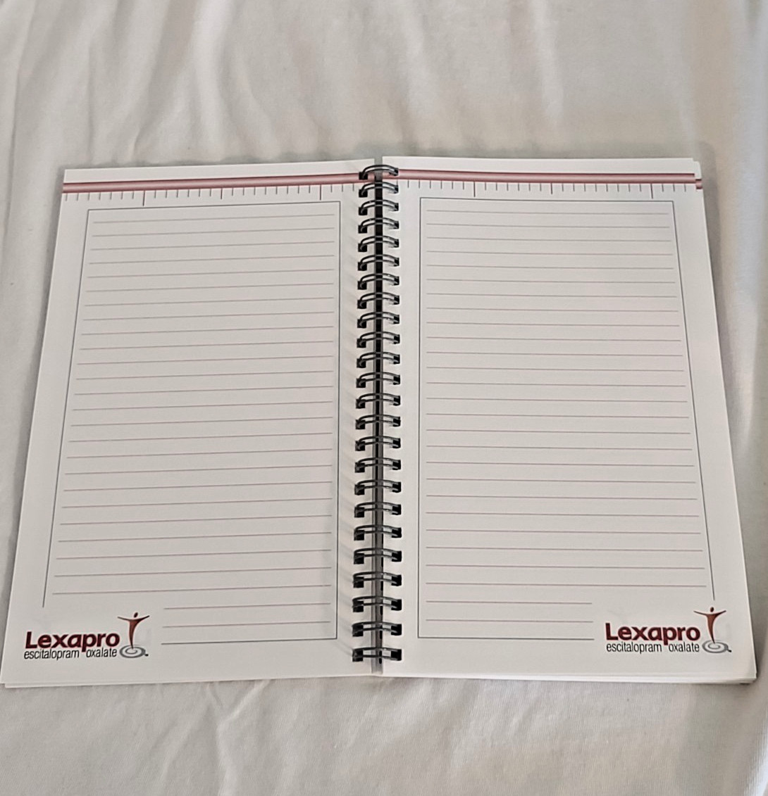 Lexapro Note Book Pharmaceutical Repr Collectibles