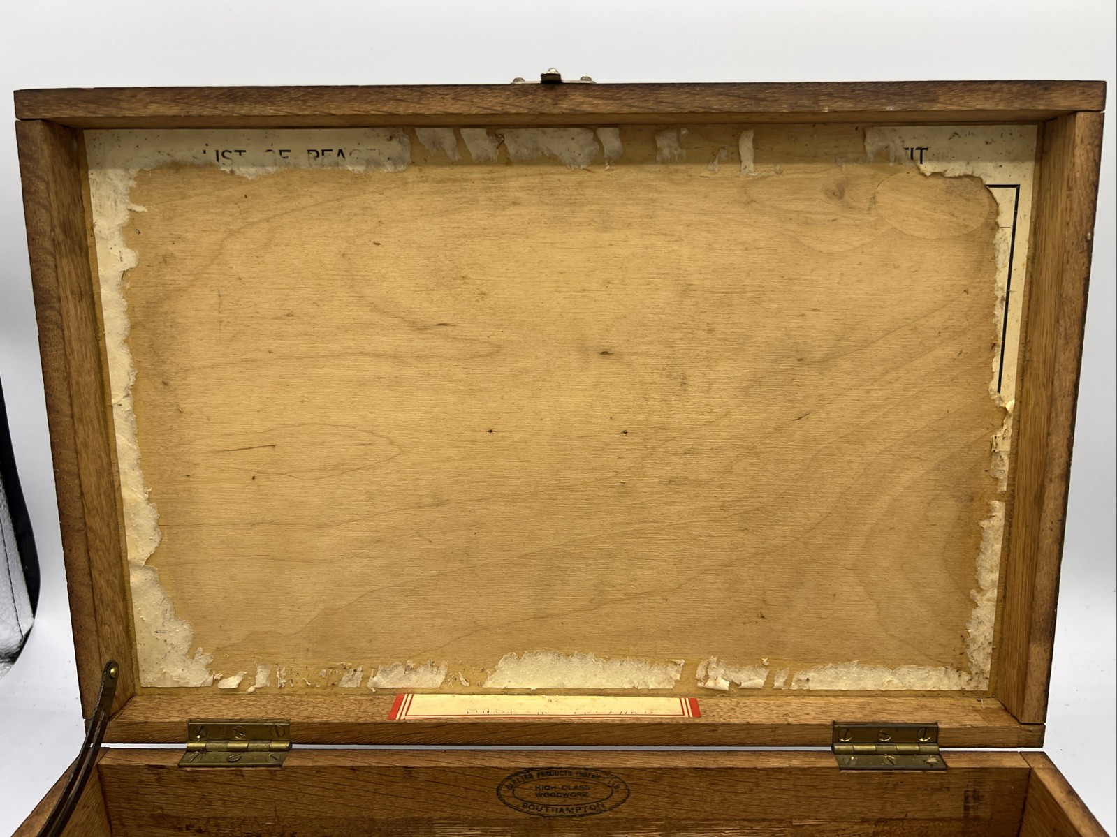 BDH British Drug Houses Spot Test Outfit Wooden Laboratory Case Poole England