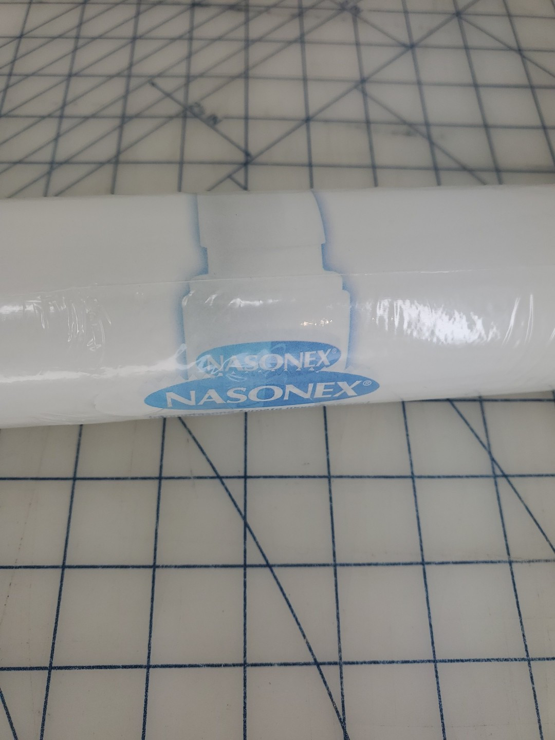 logo print NASONEX nasal spray Drug Rep merch EXAM TABLE PAPER ROLL new 18″ wide