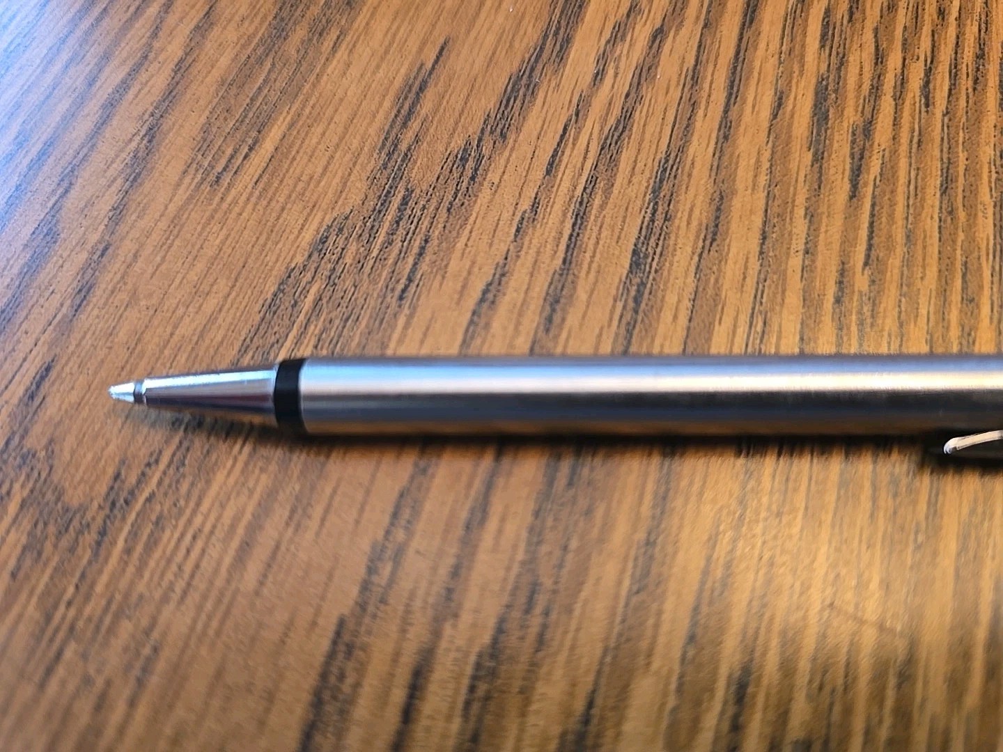 Dilantin Thin Silver Metal PEN Pharmaceutical Drug Rep Promo Vintage