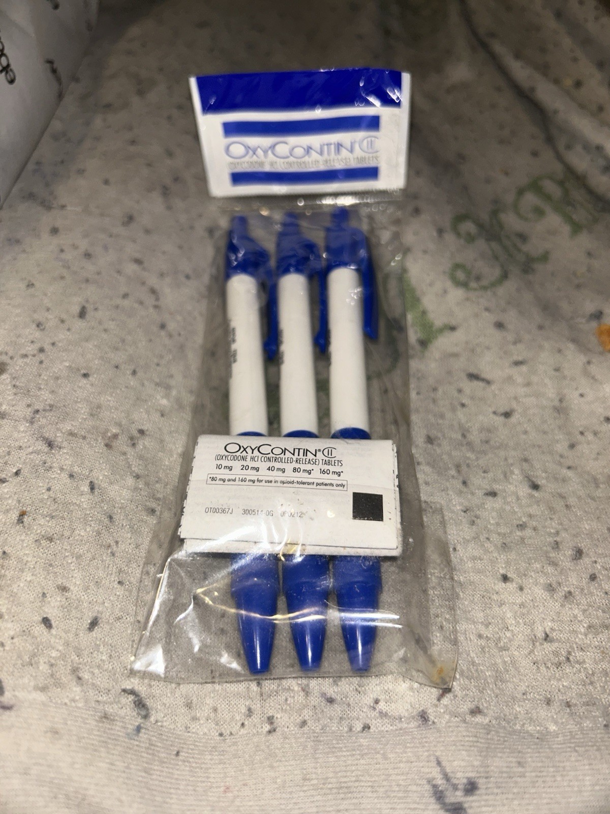 Oxycontin PENS Drug Rep Pharmaceutical Promo Sealed Original Package VERY RARE