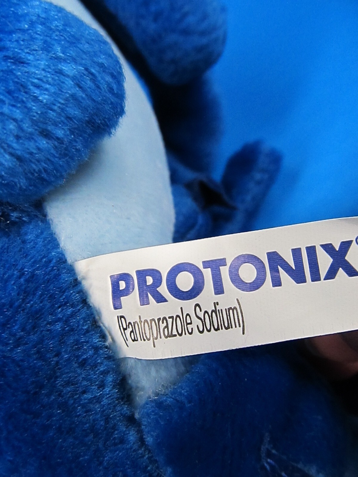 Protonix Gerdie Plush Bean Bag Promotional Pharmaceutical Drug Advertising 6″