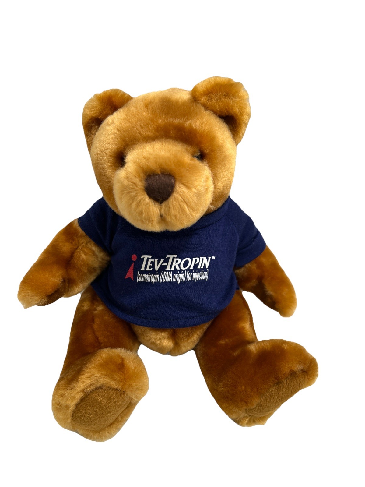 Pharmaceutical Drug Rep Advertisement TEV-TROPIN Plush Teddy Bear 12” Bean Bag