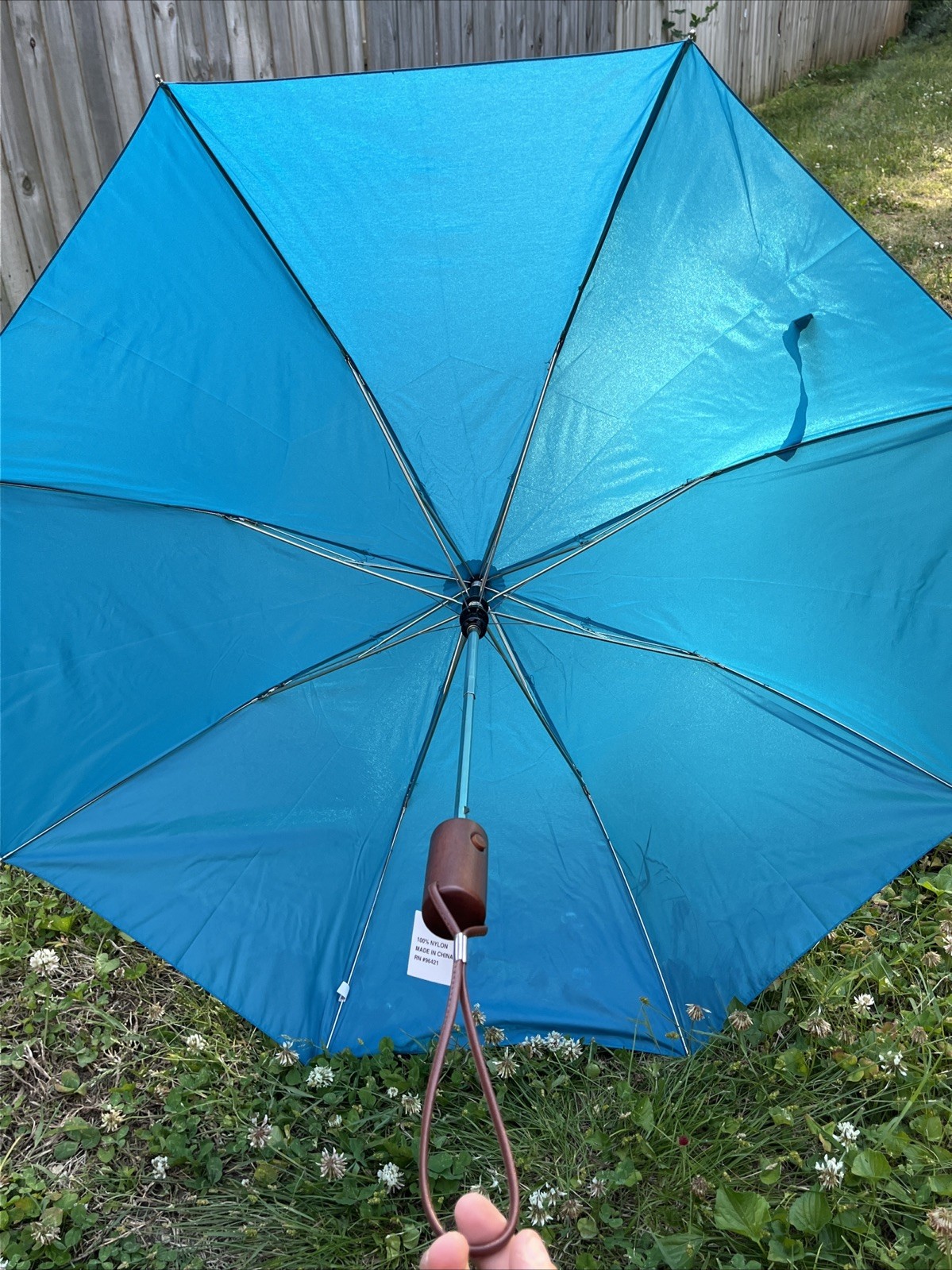 Teal Lipitor Foldin Umbrella Drug Rep Pharmaceutical Promo Medical Advertising!