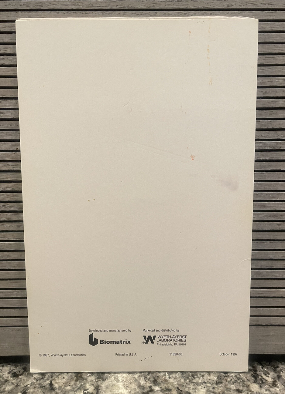 Vintage Drug Rep Pharmaceutical Collectible Notepads Lot of 6 (1991-2002)