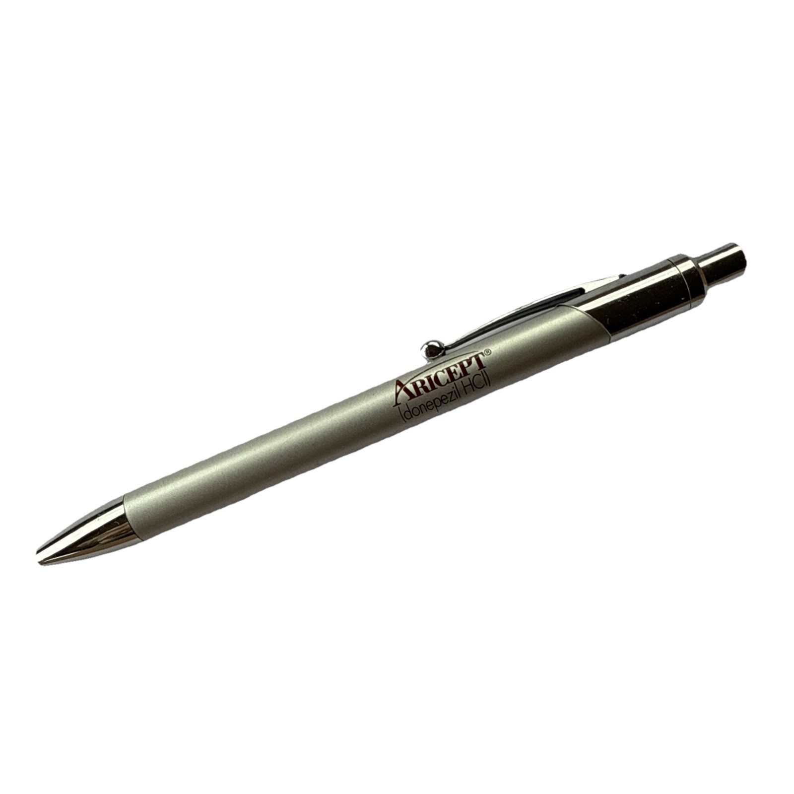 Rare Drug Rep ARICEPT Advertising Collectible Heavy Metal Pen