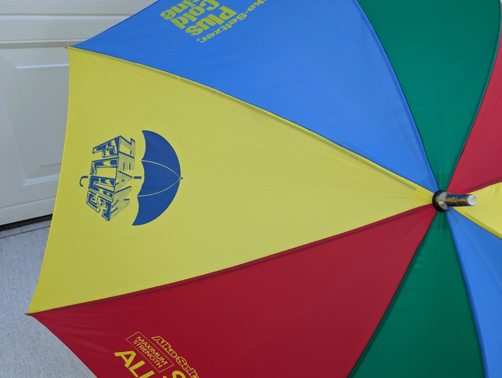 Vintage Alka – Seltzer Rainbow Umbrella Pharmaceutical Miles Labs Advertising