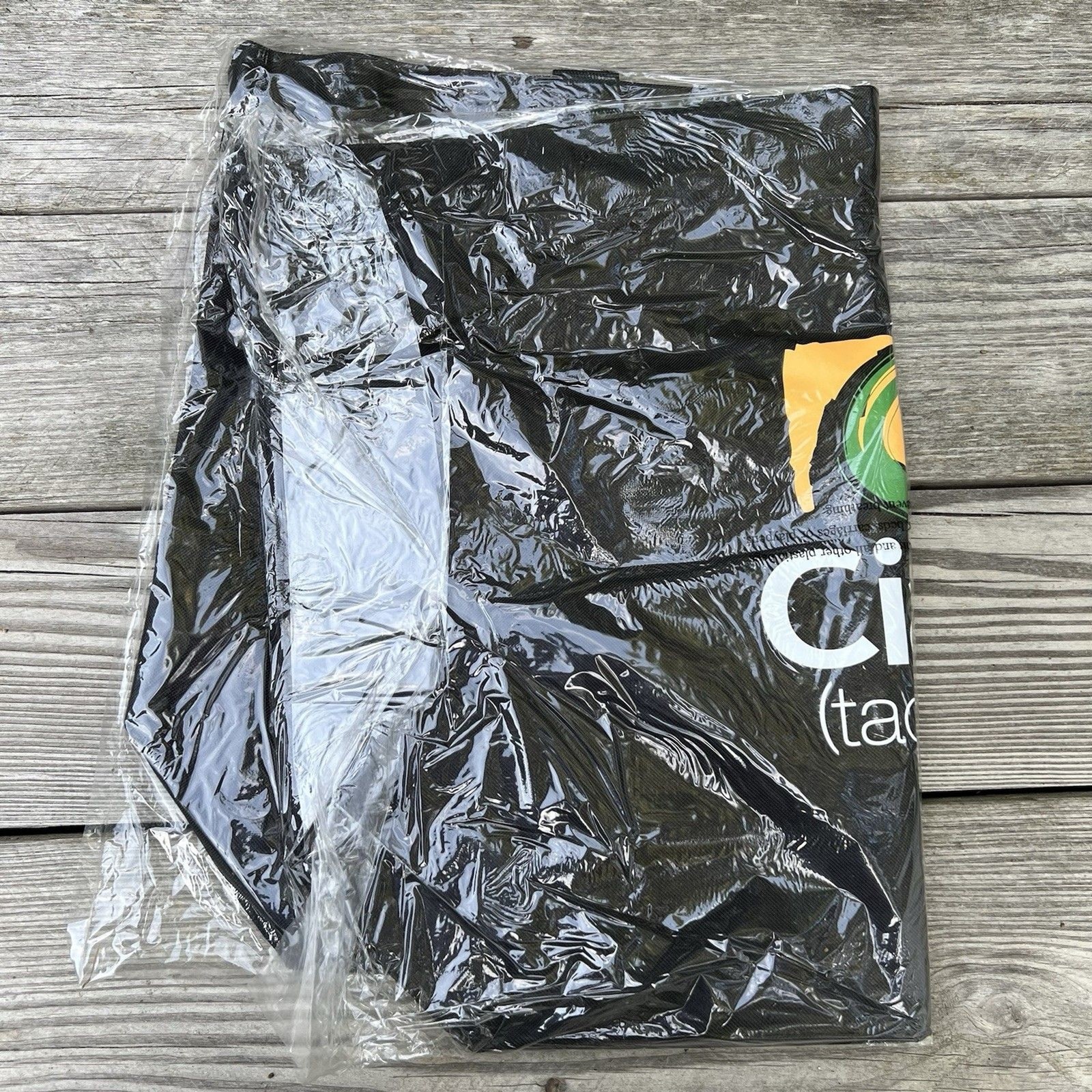 Large C ialis Rep Pharm Tote Travel Bag Black Zipper Close 25″x17″