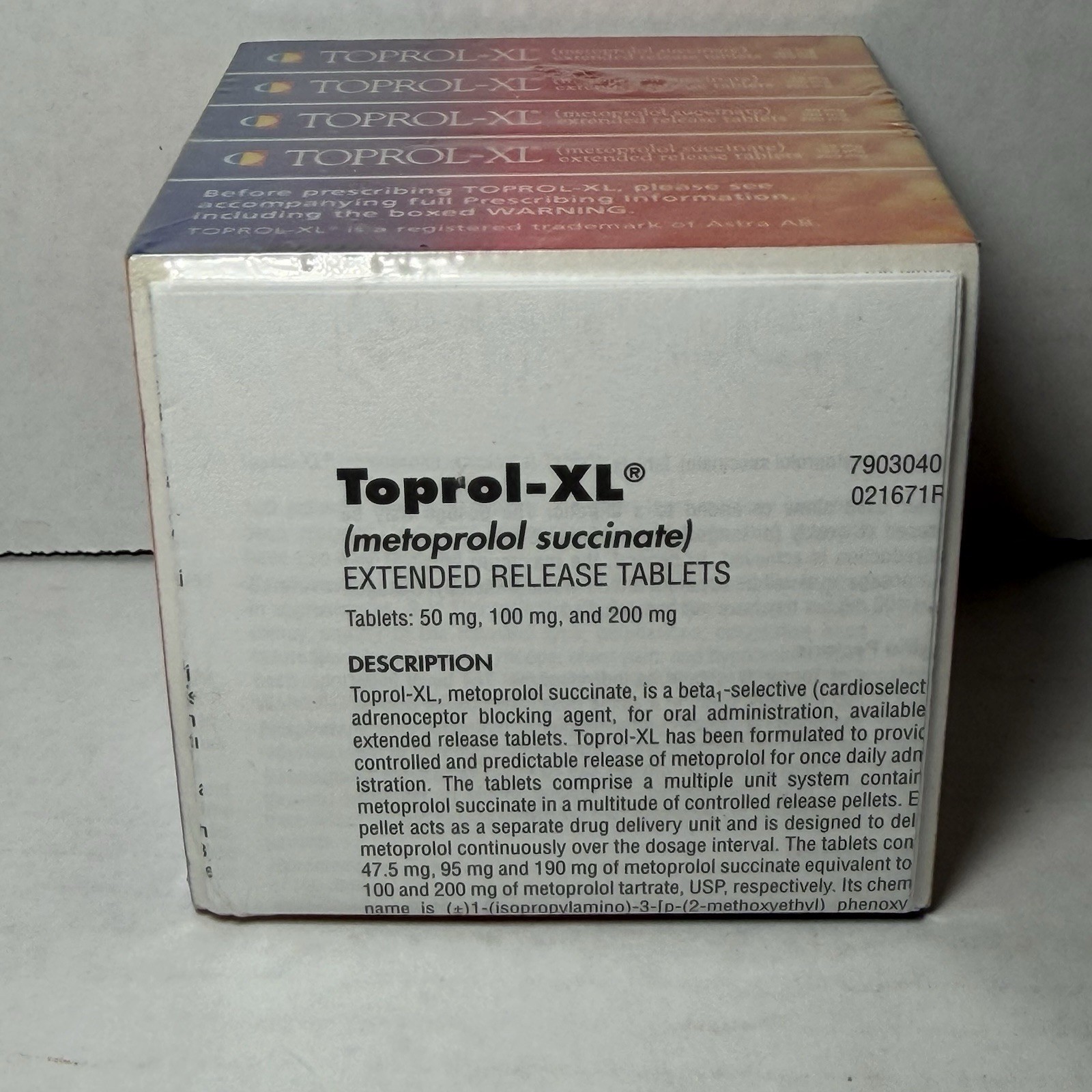 Toprol – XL Set of 5 Pharmaceutical Drug Rep Advertising NOTE Cubes Notepad LOT