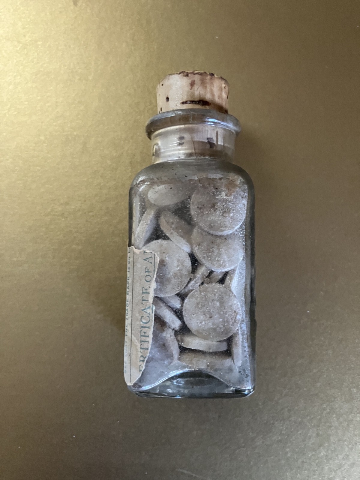 Vintage WM. R Warner’s Lithia Water tablets – bottle unopened