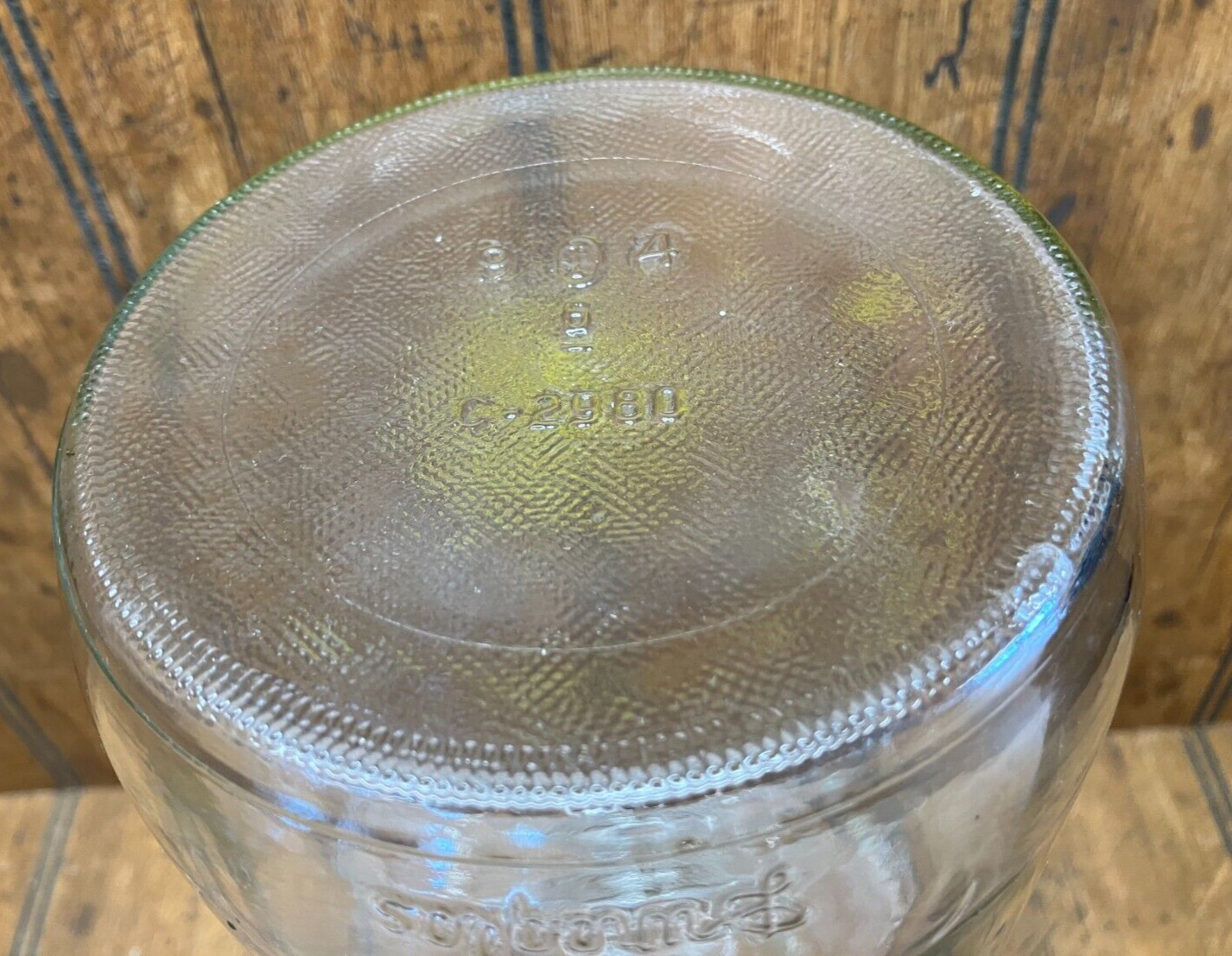Vintage McKesson Appliance Co Toledo OH Medical Anesthesia Glass Jar Duraglas