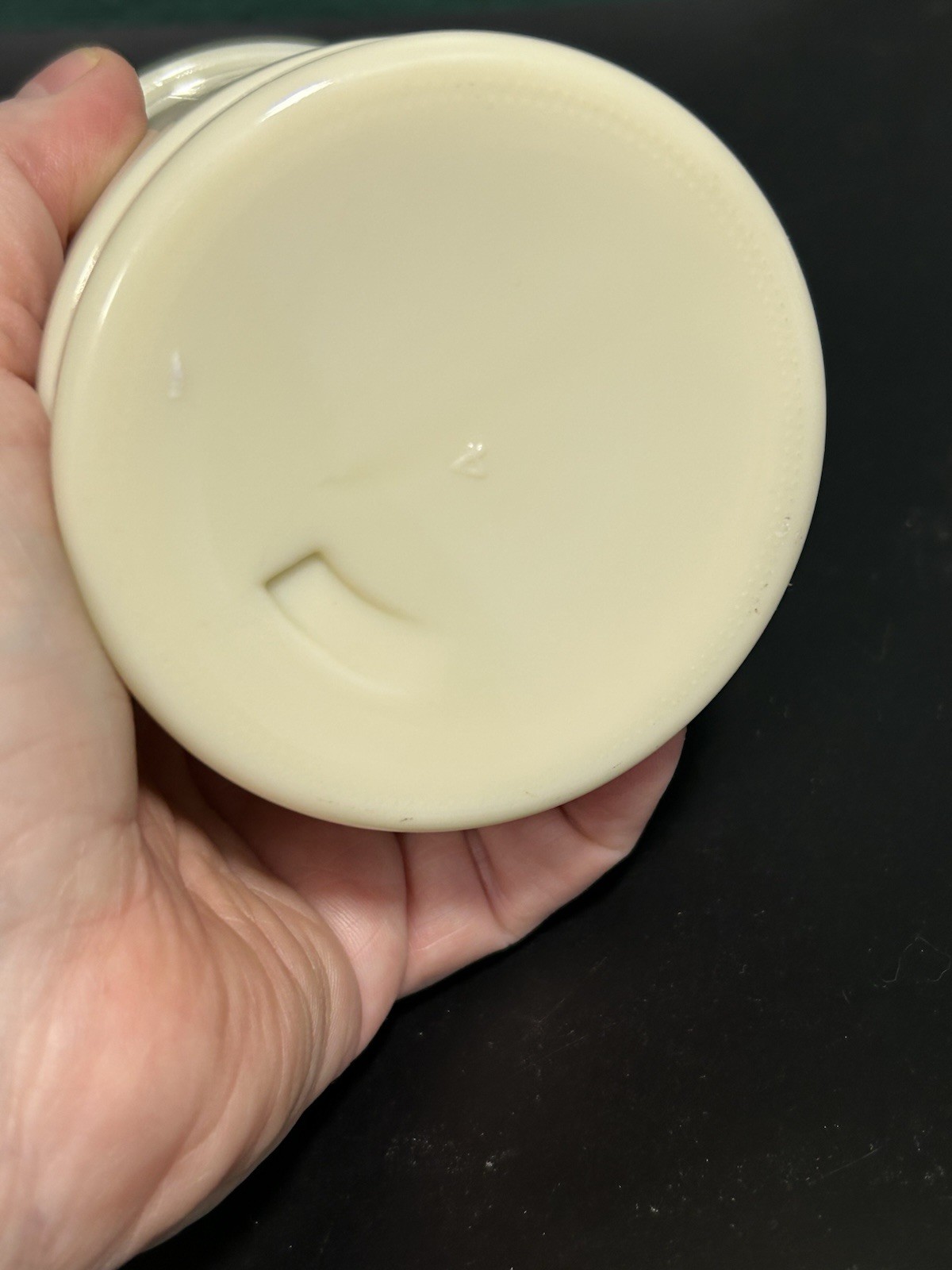 Darvon Compound – 65 Custard Glass Apothecary Jar Great Graphics Vintage Pharma