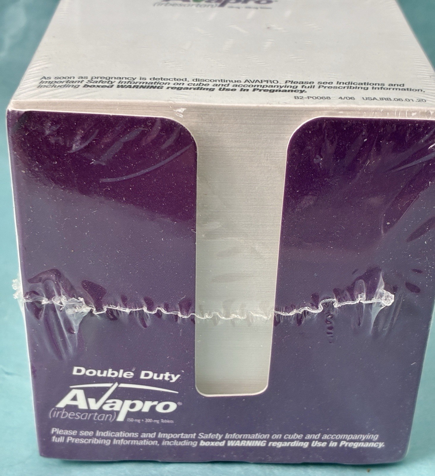 AVAPRO Drug Rep Pharmaceutical Collectible Memo Paper Note Pad SEALED