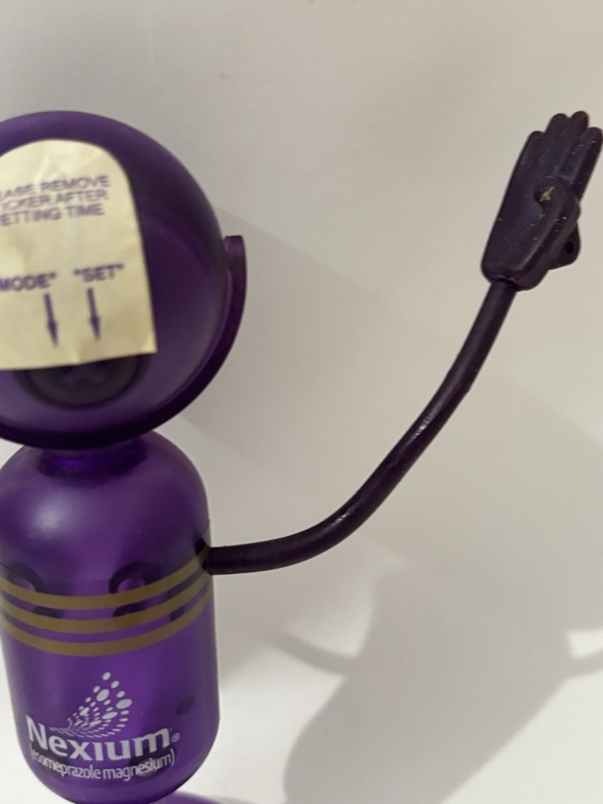 Nexium Figure Clock Drug Rep Marketing Promo Pharma Advertising Vintage RARE