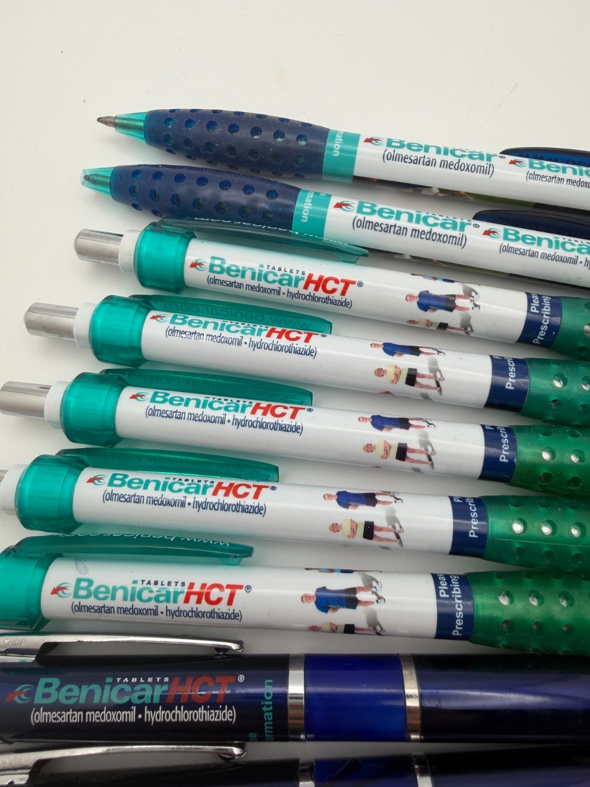 Benicar HCT Pharma Drug Rep Pen Lot (9) Olmesartan medoxomil hydrochlorothiazide