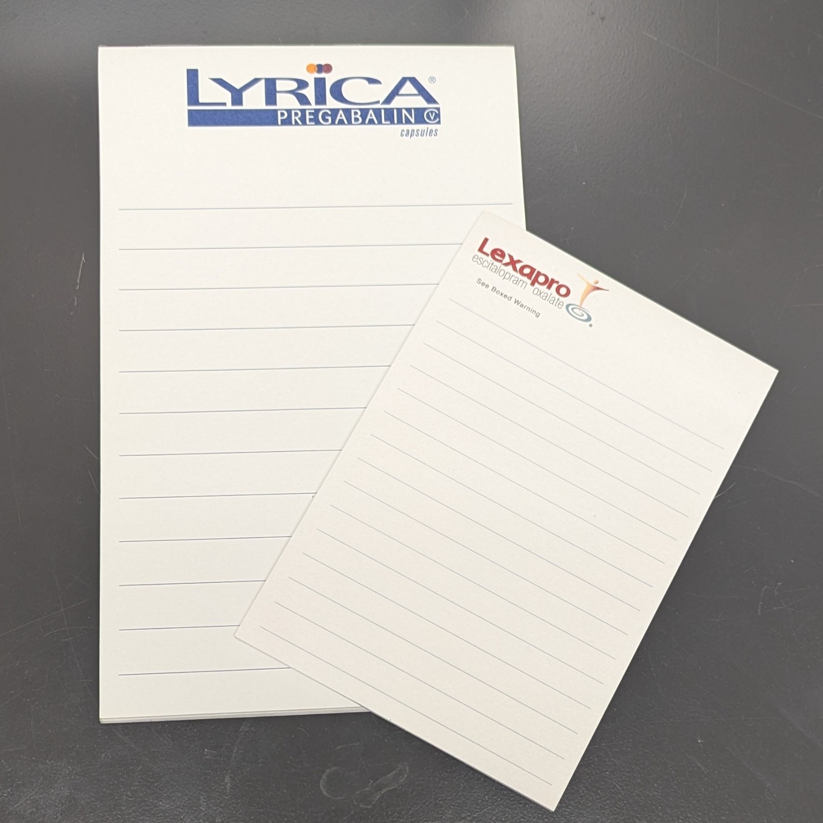 Drug Rep Pharmaceutical Advertising Large Notepad Promo Mixed Pads