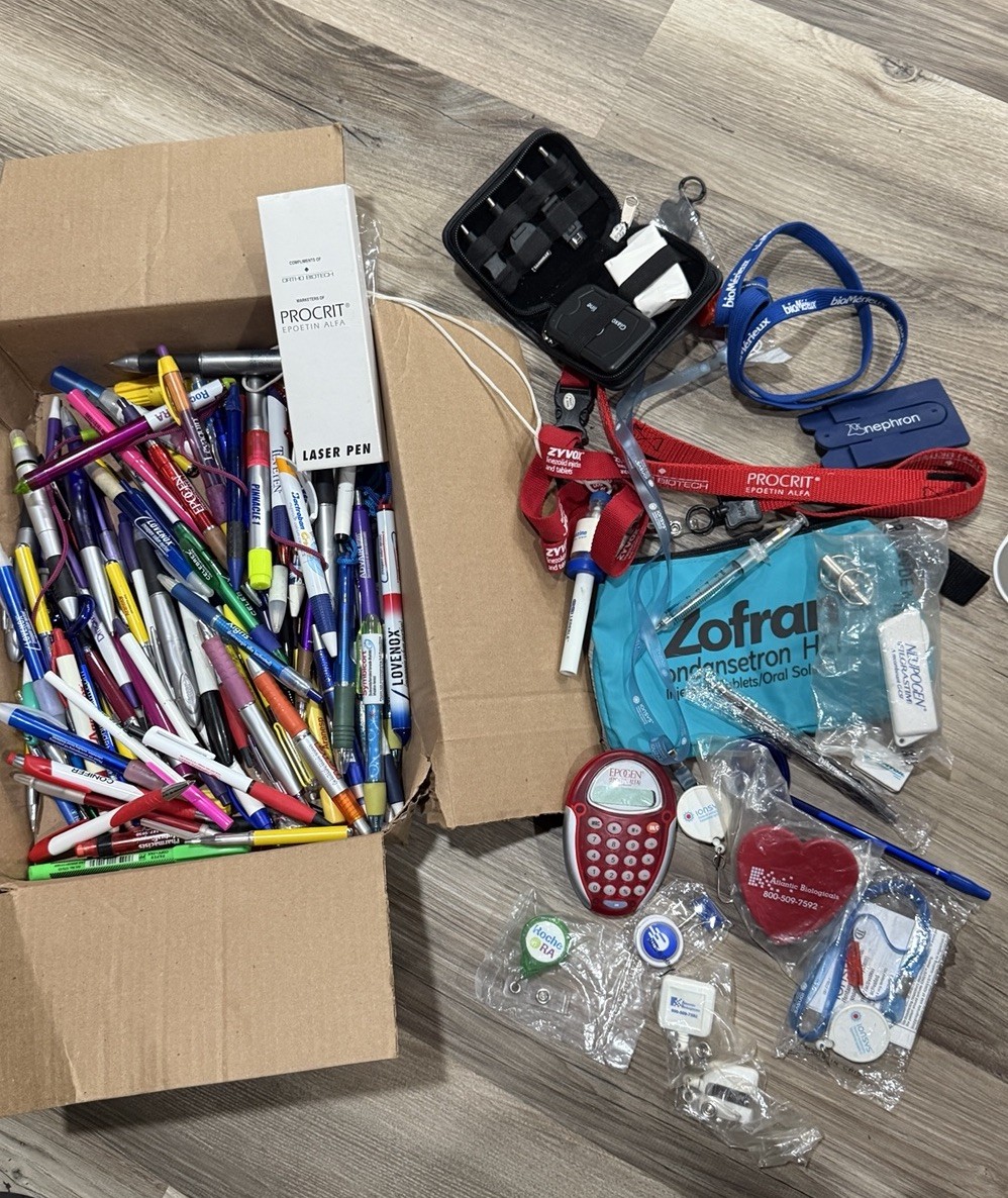 Huge Lot Drug Rep Pharmacutical Pens Promotional Advertising pharmacy medical