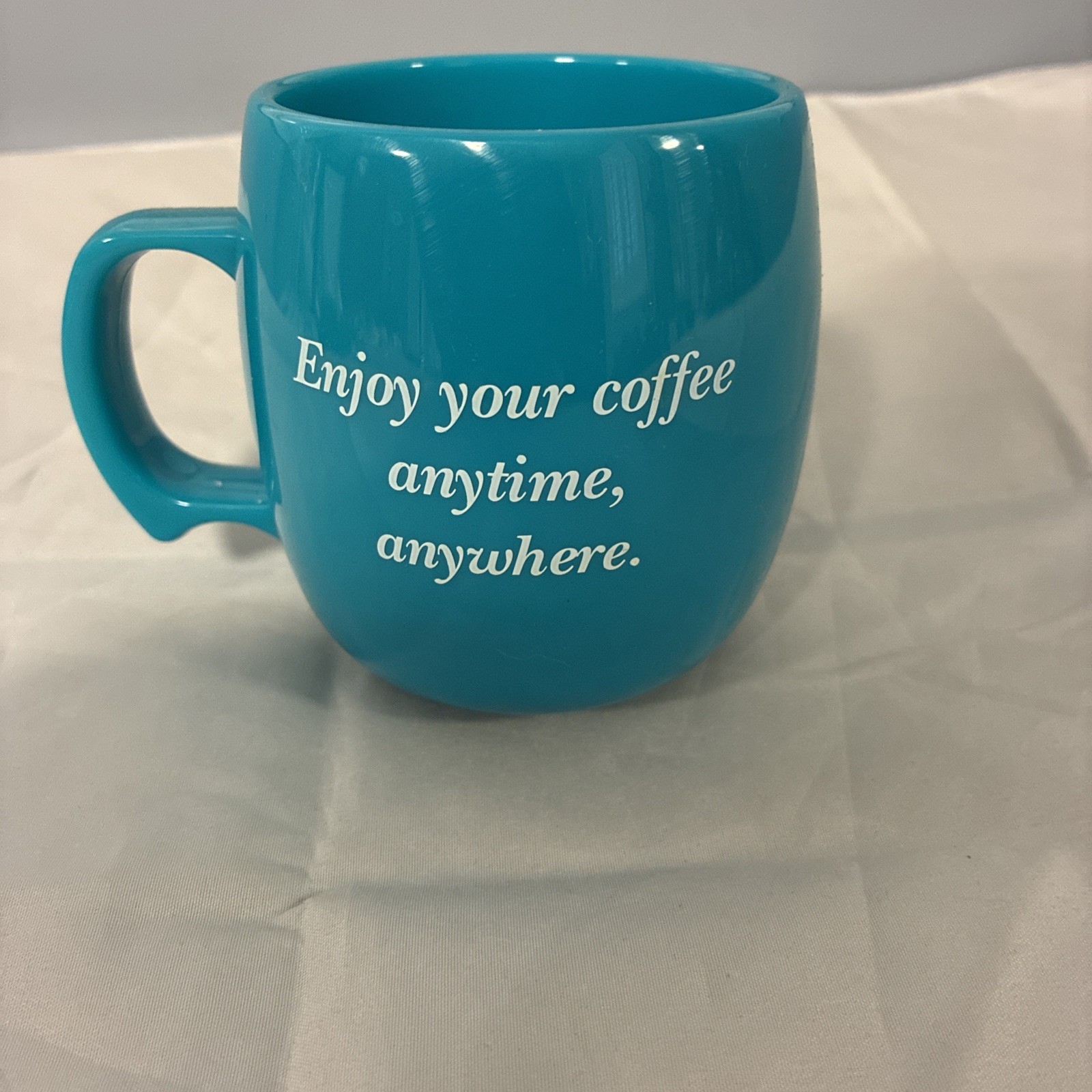 Vintage Pharmaceutical Rep Miacalcin Nasal Spray Coffee Mug Plastic USA RARE