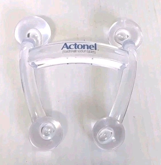 ​Rare Actonel Drug Rep Collectible – Vintage Clear Acrylic 4 Point Body Massager