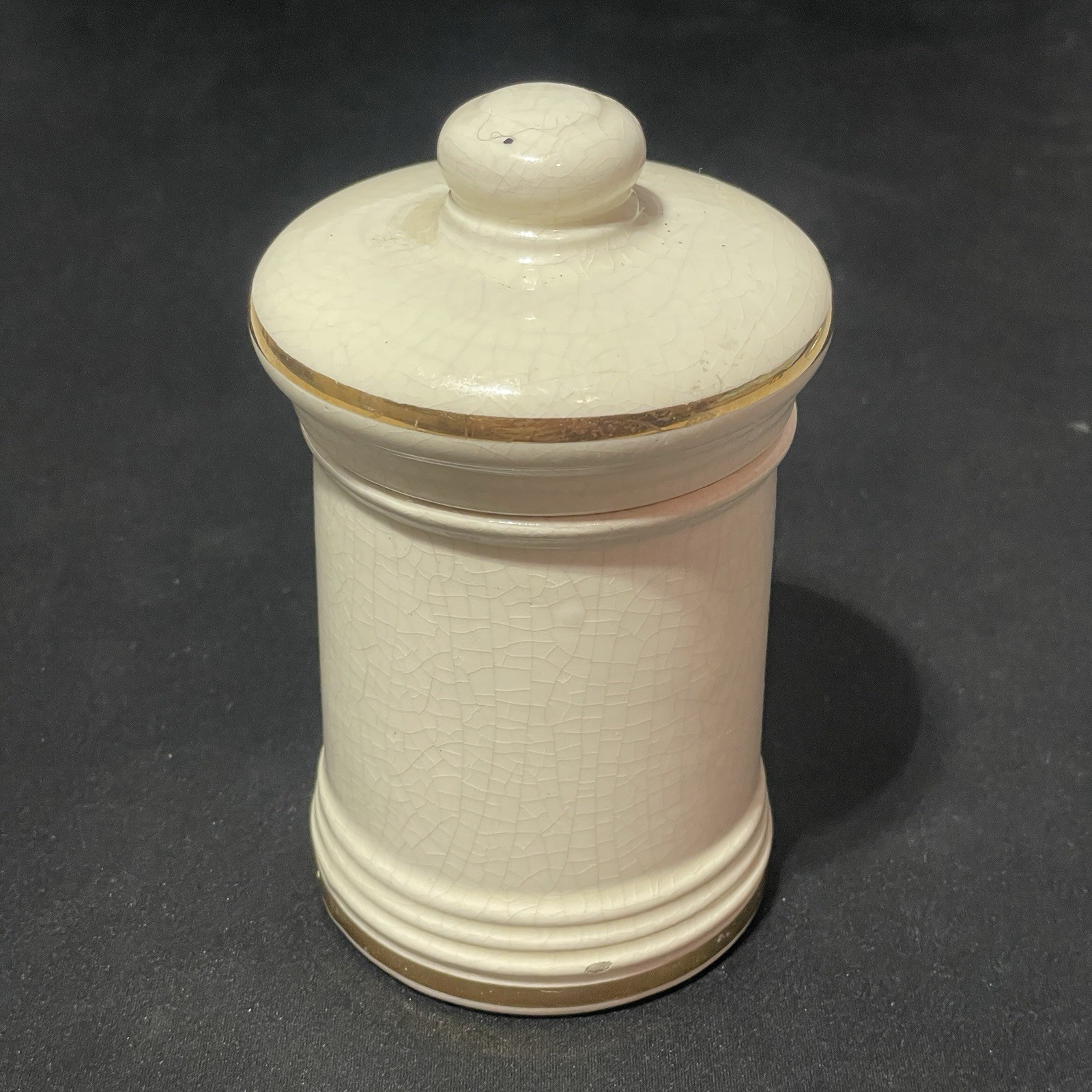 Vintage Jeanne Robinette Serpasil Reserpine Ciba Ceramic Apothecary Pharmacy Jar