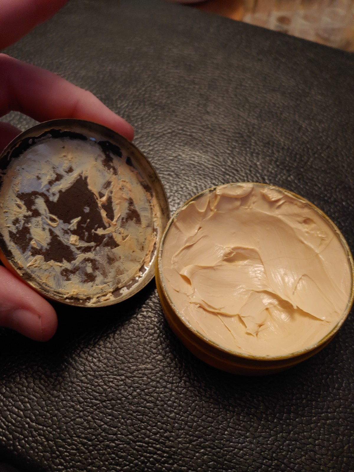 Vintage Almklov’s Pharmacy Cooperstown North Dakota 4oz Tin X. E. M. Slave