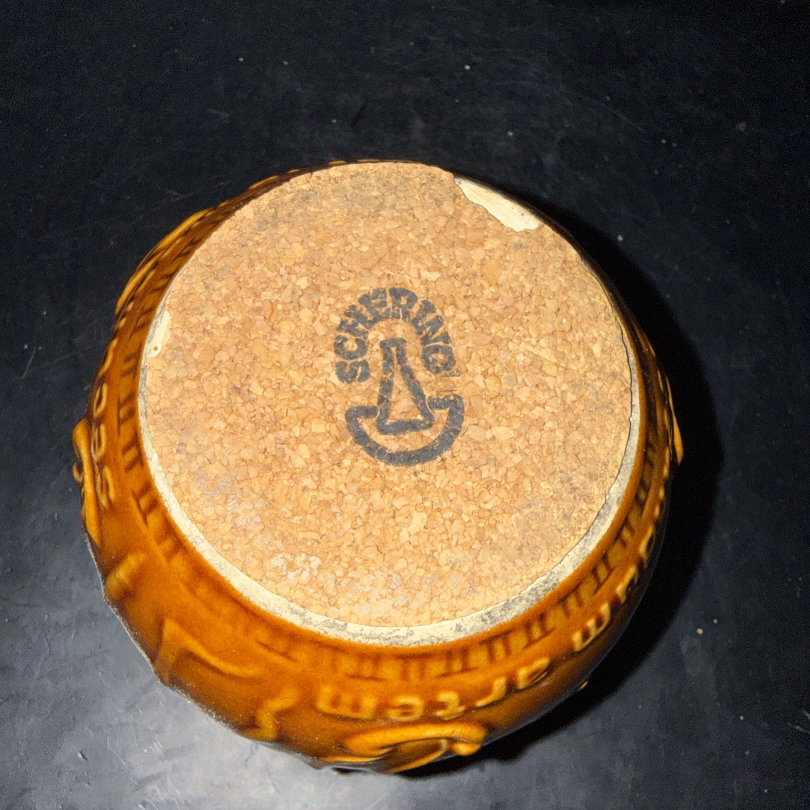 Vintage Ceramic Schering Coricidin Secundum Artem Maimonides Pharma RX 5.5”