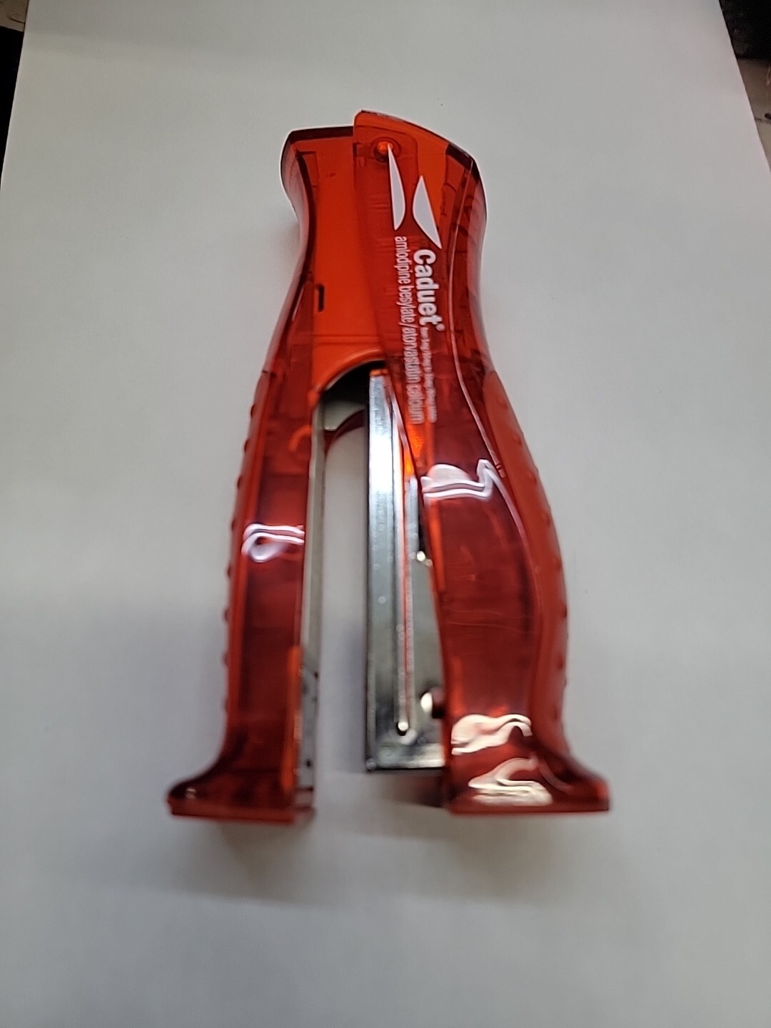 Drug Rep Stapler Caduet. Upright Or Flat. Sharp Color.quality Item. We Ship Quic