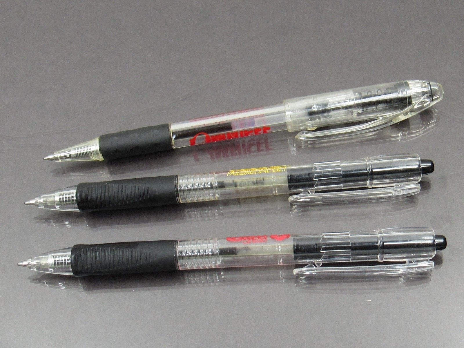 Omnicef Paxil Coreg PENS Drug Rep Pharmaceutical Promo Advertising Lot of 3