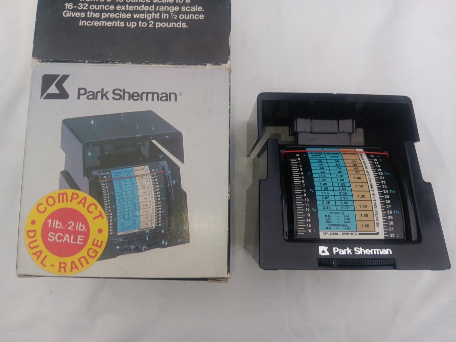 Vtg 1985 Collectible Park Sherman High Resolution Dual Range Utility Scale 60700