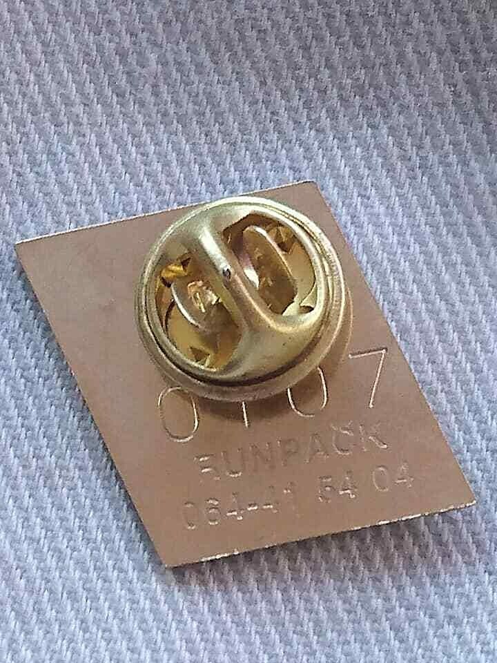 🔴SANDOZ CCVS Pharmaceuticals pin LSD Albert Hofmann Logo Badge Numbered 0107🔴