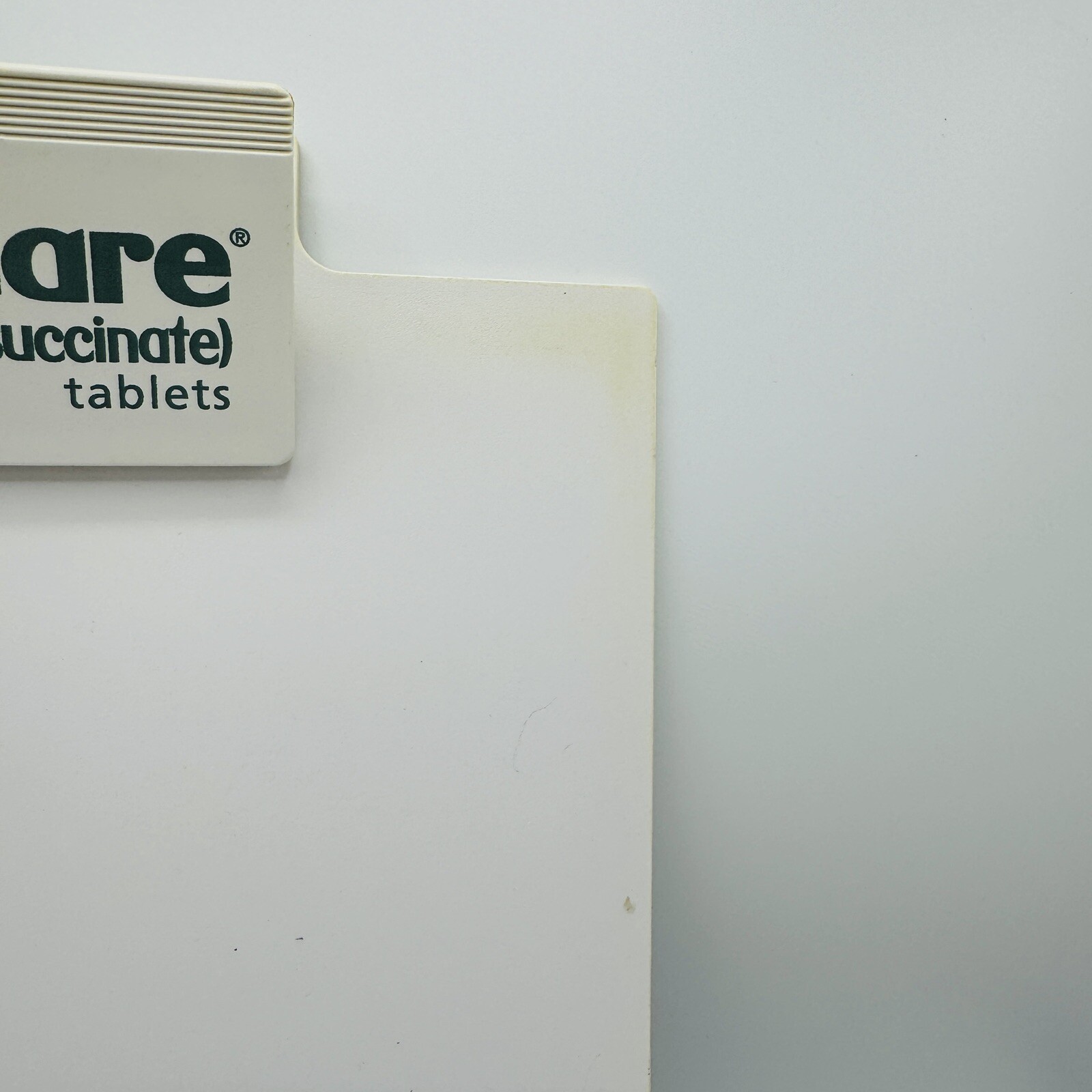 VESIcare Medicine Collectable Clipboard White Doctor Advertising