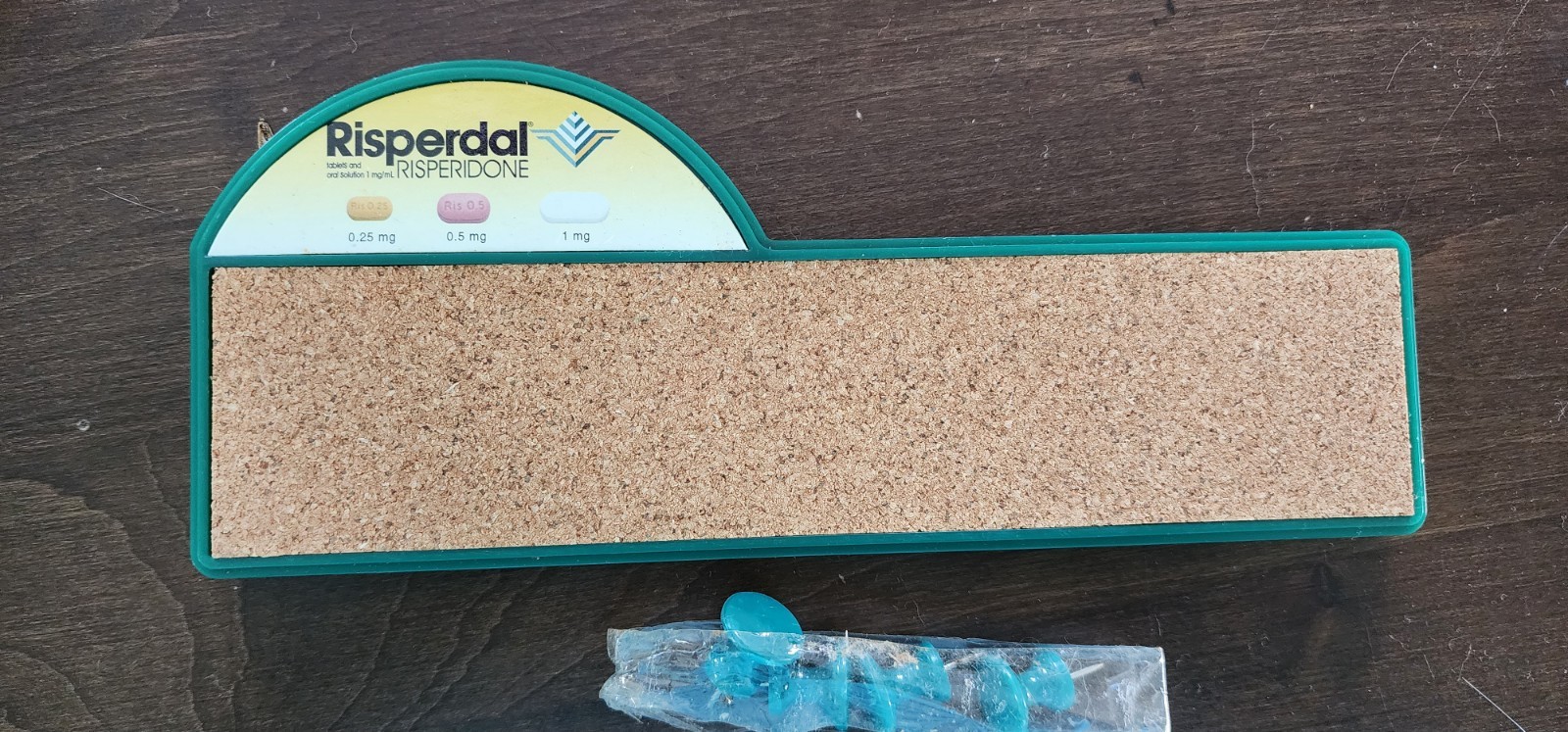NEWvintage RISPERDAL Corkboard