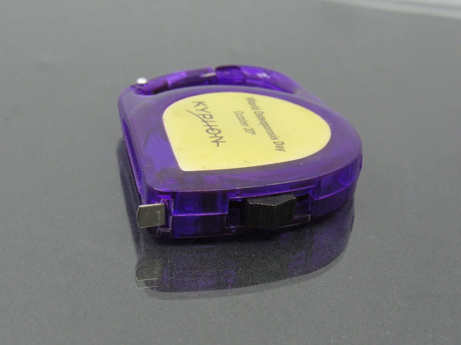 Translucent Purple Kyphon 10ft Tape Measure Drug Rep Pharmaceutical Promo