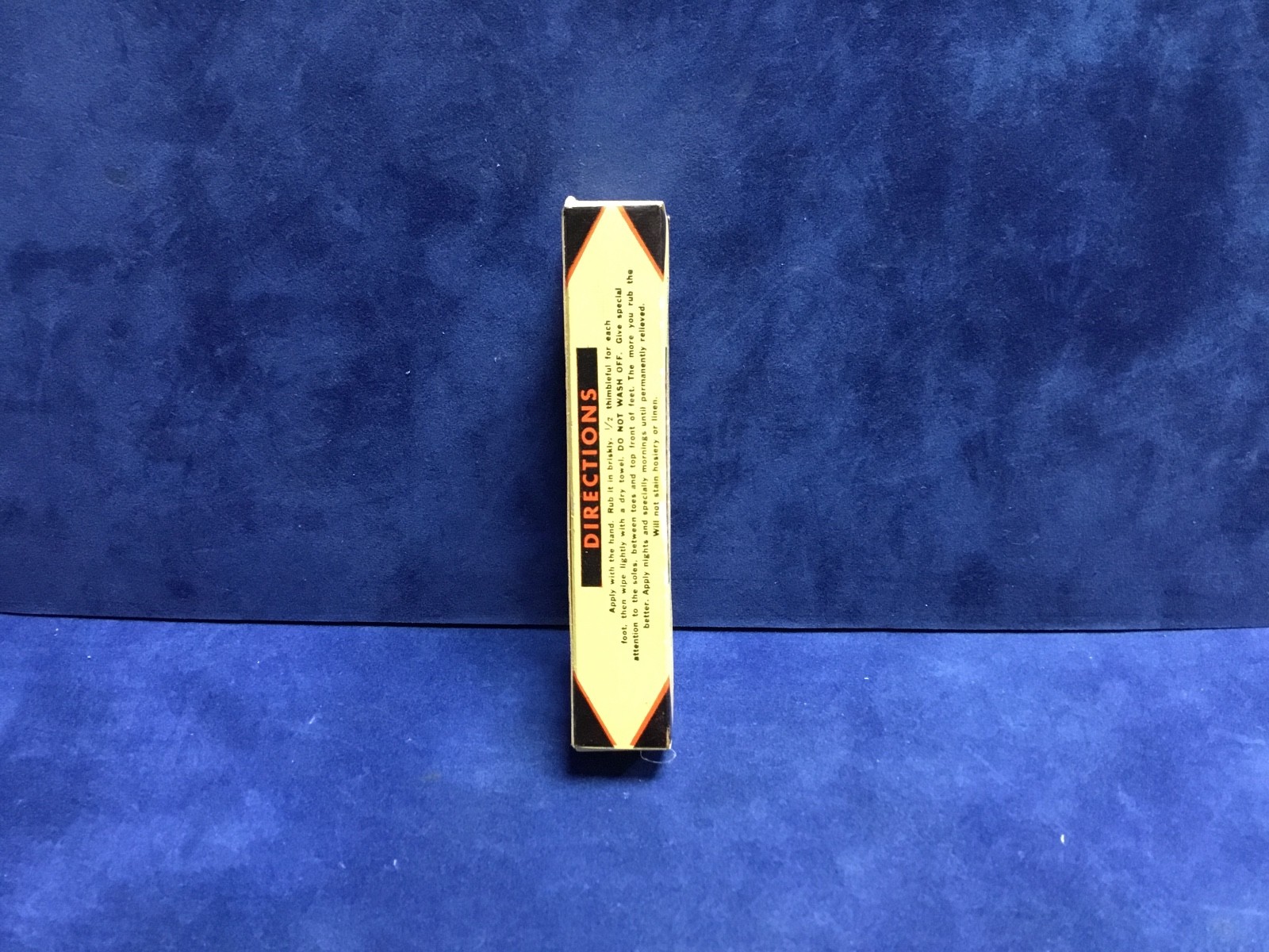 Vintage Resto Foot Cream Collins Distributed by Chandler Empty Box