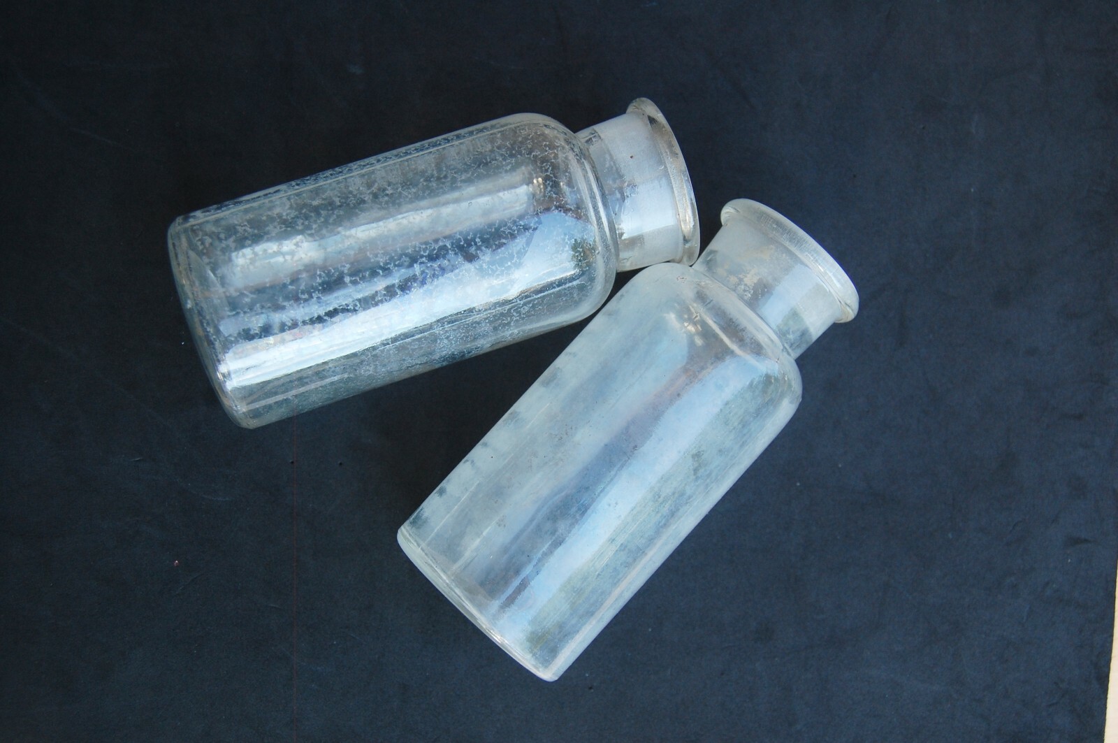 Antique Glass Bottle Lab Pharmacy Chemical Acid Drug WTC & Millville MBW Lot 2